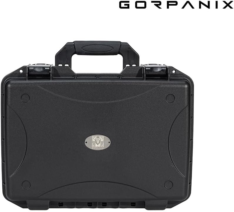 P2000 Hard Pistol Case – Fits 5 Pistols & 15 Mags | Waterproof, Crushproof, Lockable Gun Safe for Travel & Range | Adapts to TSA-Approved Locks