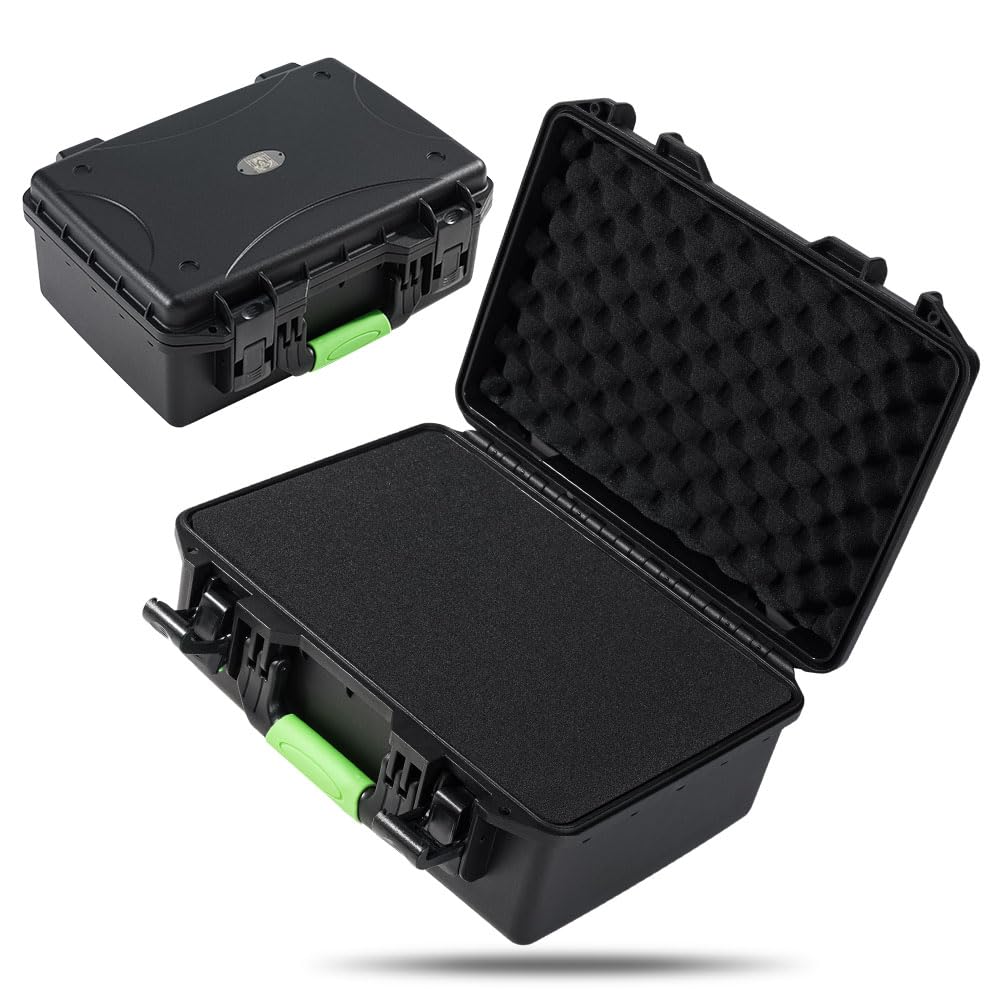 P2000 Hard Pistol Case – Fits 5 Pistols & 15 Mags | Waterproof, Crushproof, Lockable Gun Safe for Travel & Range | Adapts to TSA-Approved Locks