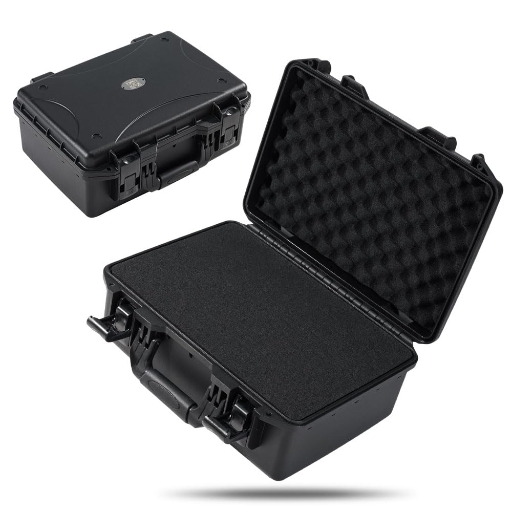P2000 Hard Pistol Case – Fits 5 Pistols & 15 Mags | Waterproof, Crushproof, Lockable Gun Safe for Travel & Range | Adapts to TSA-Approved Locks