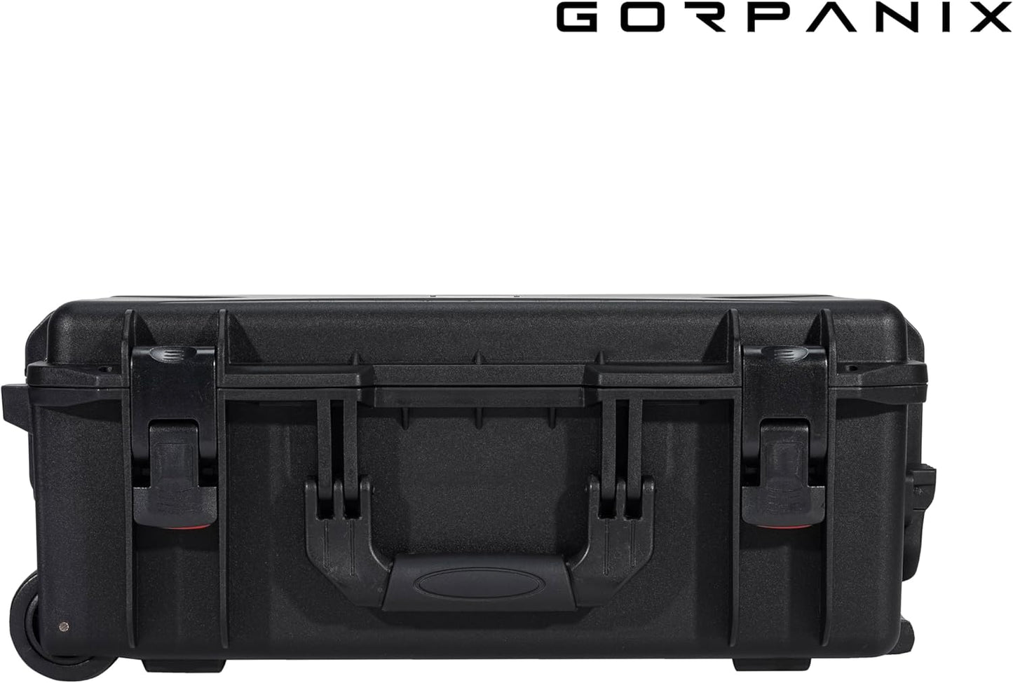 P3000 Hard Pistol Case – Fits 6 Pistols & 15 Mags | Waterproof, Crushproof, Lockable Gun Safe for Travel & Range | Adapts to TSA-Approved Locks