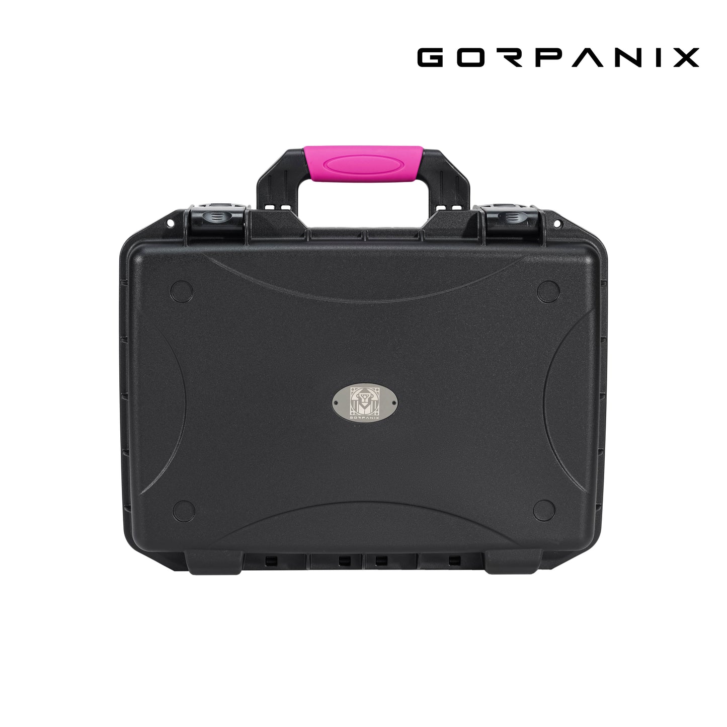 🌟Midnight Black-Pistol Hard Shell Case With Locks Fits 5 Pistol 15 Mags for Handgun Safe