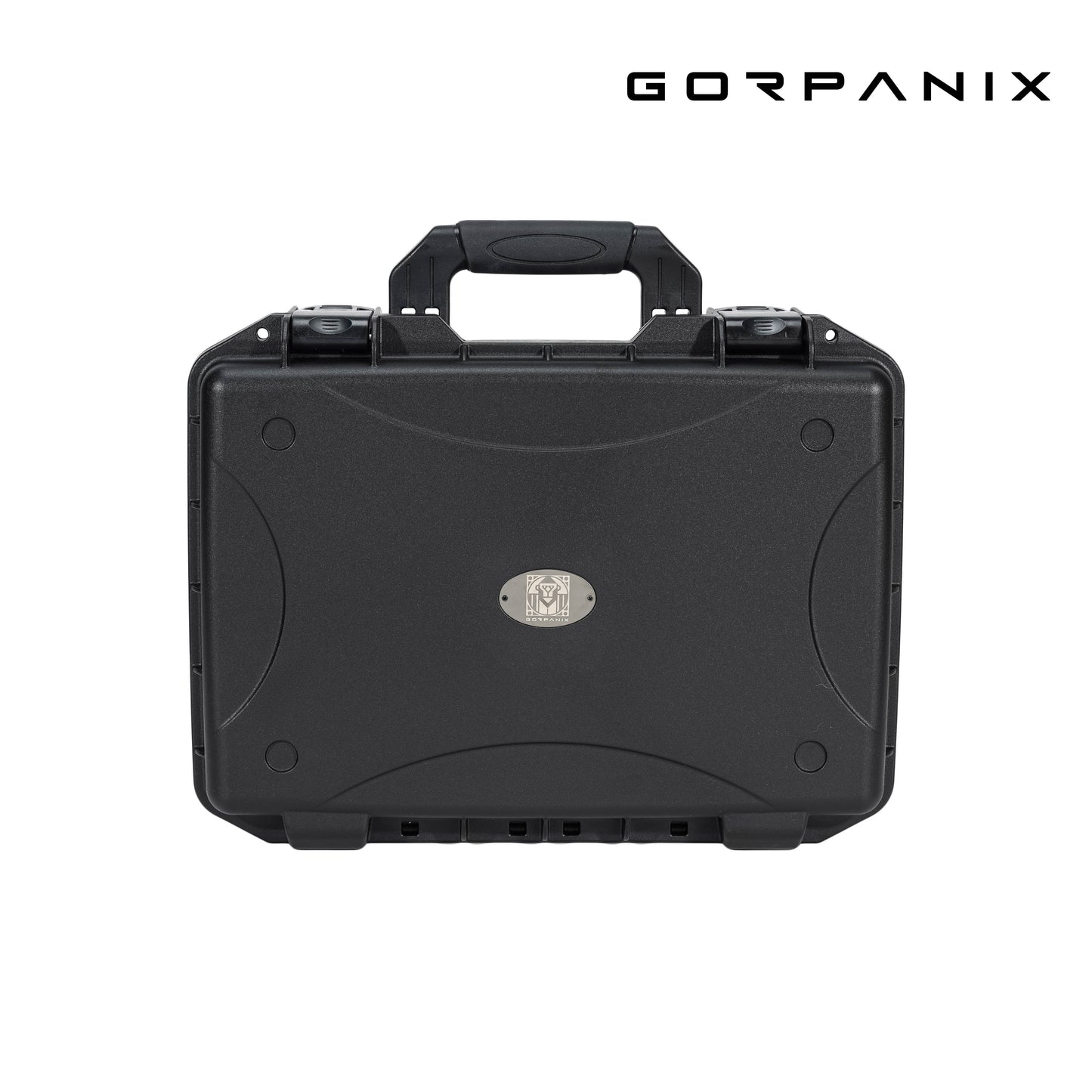 🌟Midnight Black-Pistol Hard Shell Case With Locks Fits 5 Pistol 15 Mags for Handgun Safe