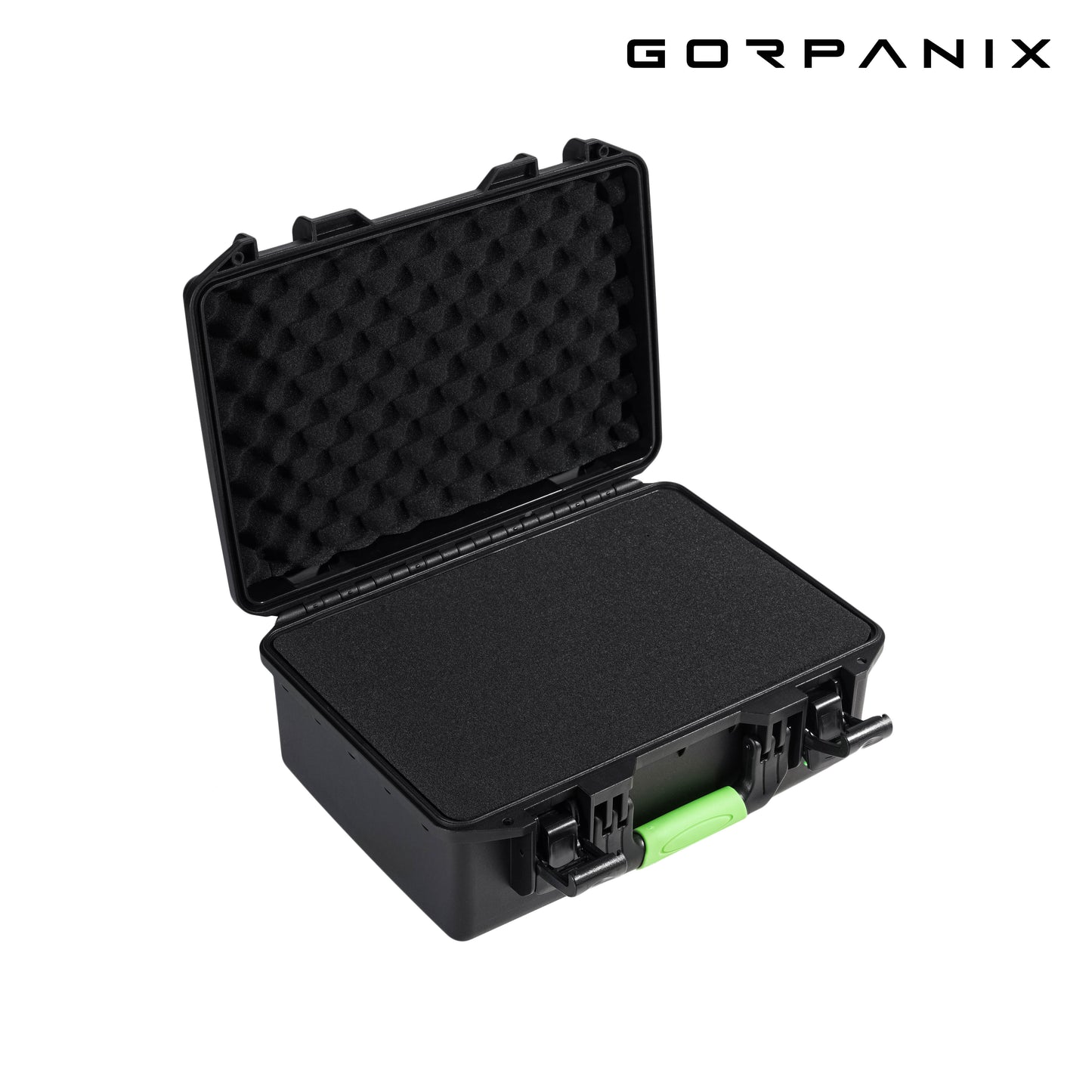🌟Midnight Black-Pistol Hard Shell Case With Locks Fits 5 Pistol 15 Mags for Handgun Safe