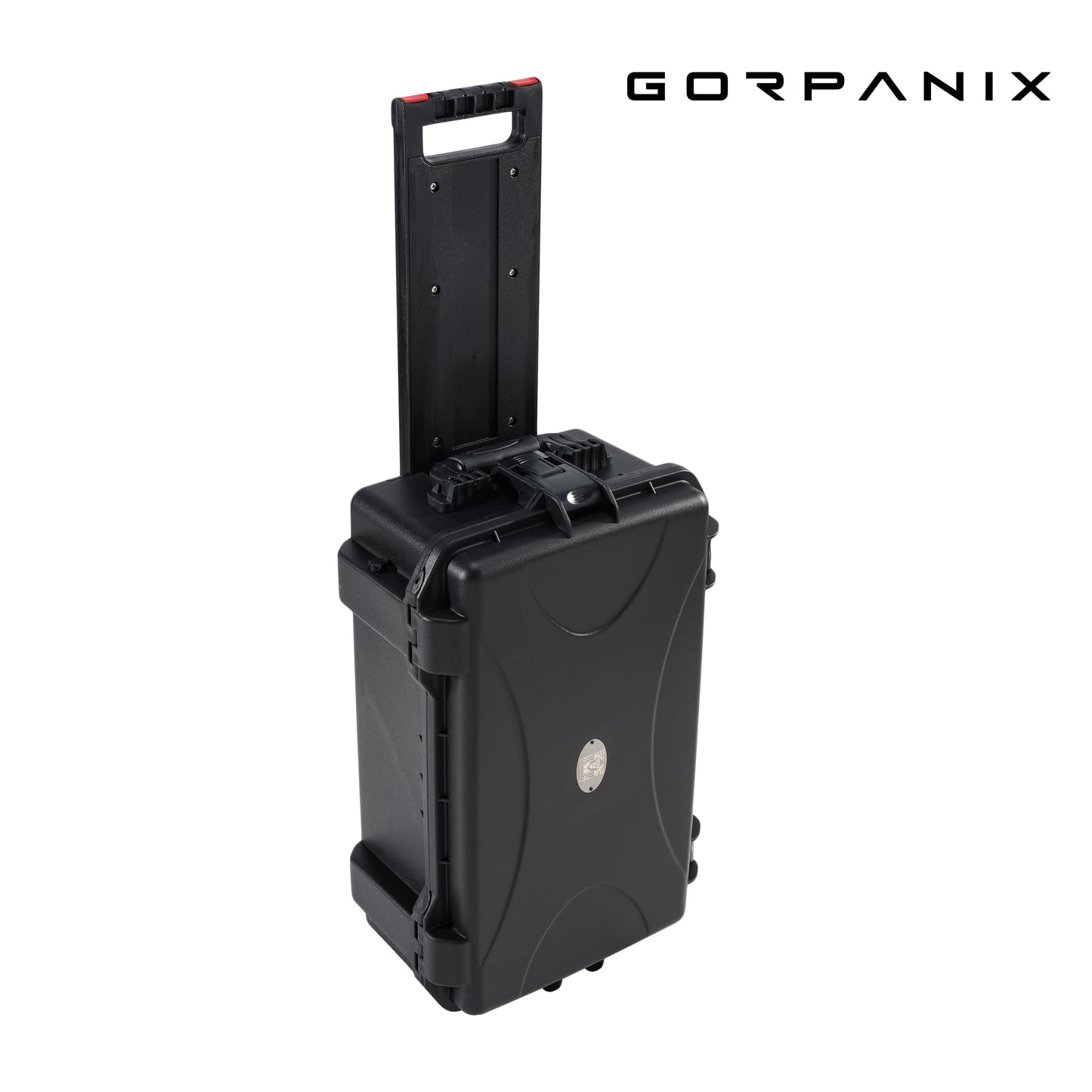🌟Elite Midnight Black-Pistol Hard Shell Case With Wheel Fits 6 Pistol 15 Mags for Handgun Safe