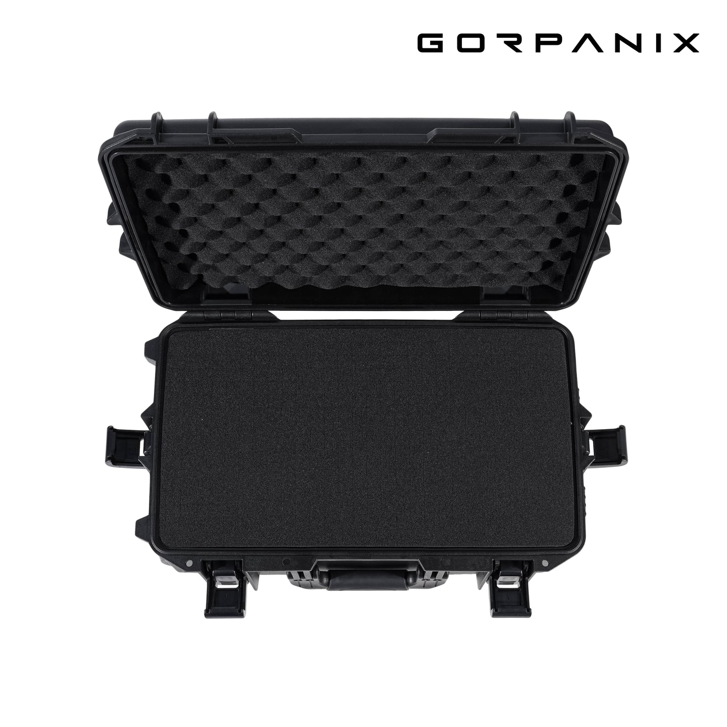 🌟Elite Midnight Black-Pistol Hard Shell Case With Wheel Fits 6 Pistol 15 Mags for Handgun Safe