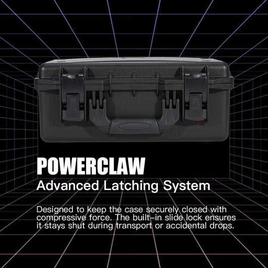 Pistol Hard Shell Case With Foam Fits 5 Pistol 15 Mags for Handgun Safe