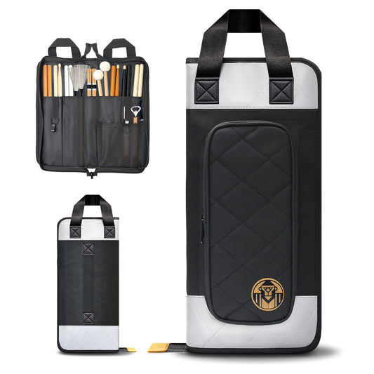 GORPANIX Reflective Drum Stick Bag Built for Gigs & Touring - Large Capacity