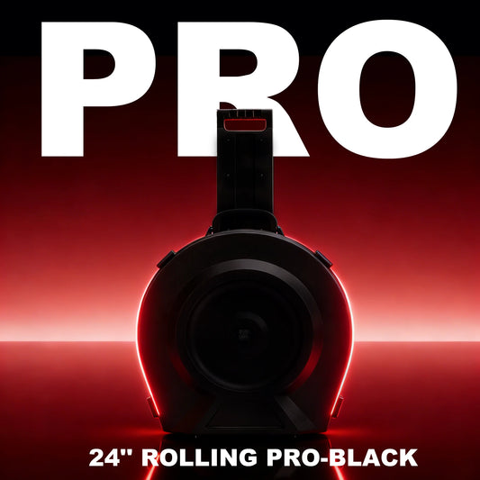 [Pre-Order] GORPANIX 24" Rolling Cymbal Hard Case - PRO BLACK