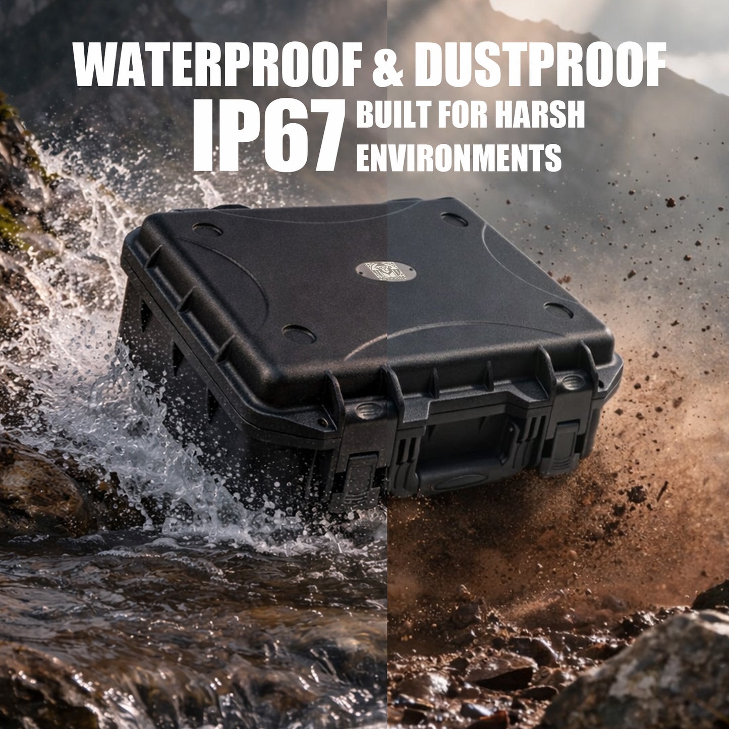 GORPANIX P1500 16-inch Hard Shell Ultra-Safe Protective Case with Customizable Foam