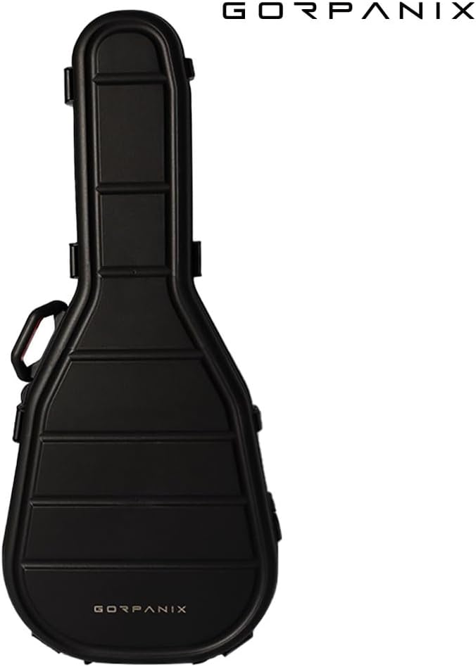 Polypropylene Hard Shell Ultra-Safe 41" 42" Acoustic Guitar Case for Road & Flight, Stackable, Crushproot, Waterproof, Professional Gear for Bands, Touring, Multi-Instrument, Bulk Logistics