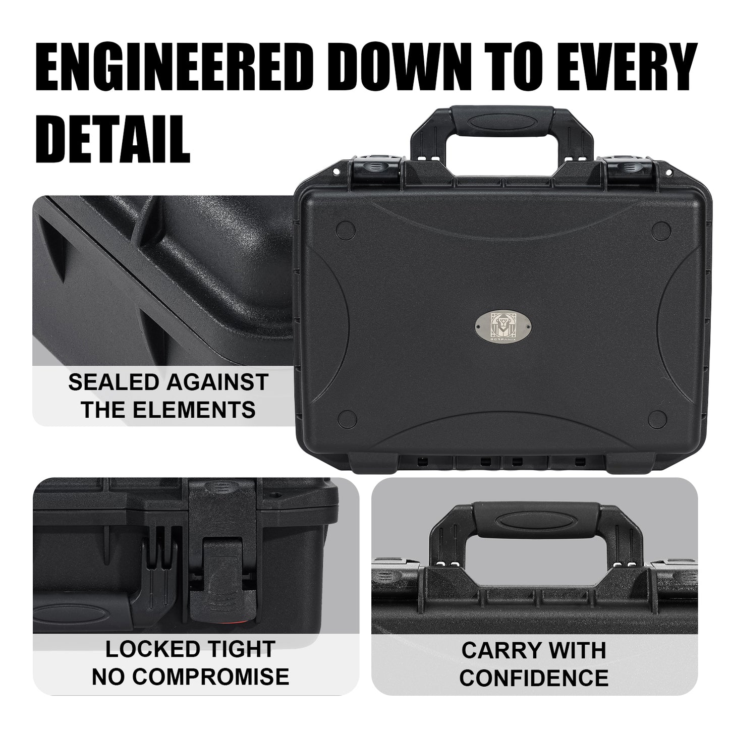 GORPANIX P2000 Hard Shell Ultra-Safe Protective Case