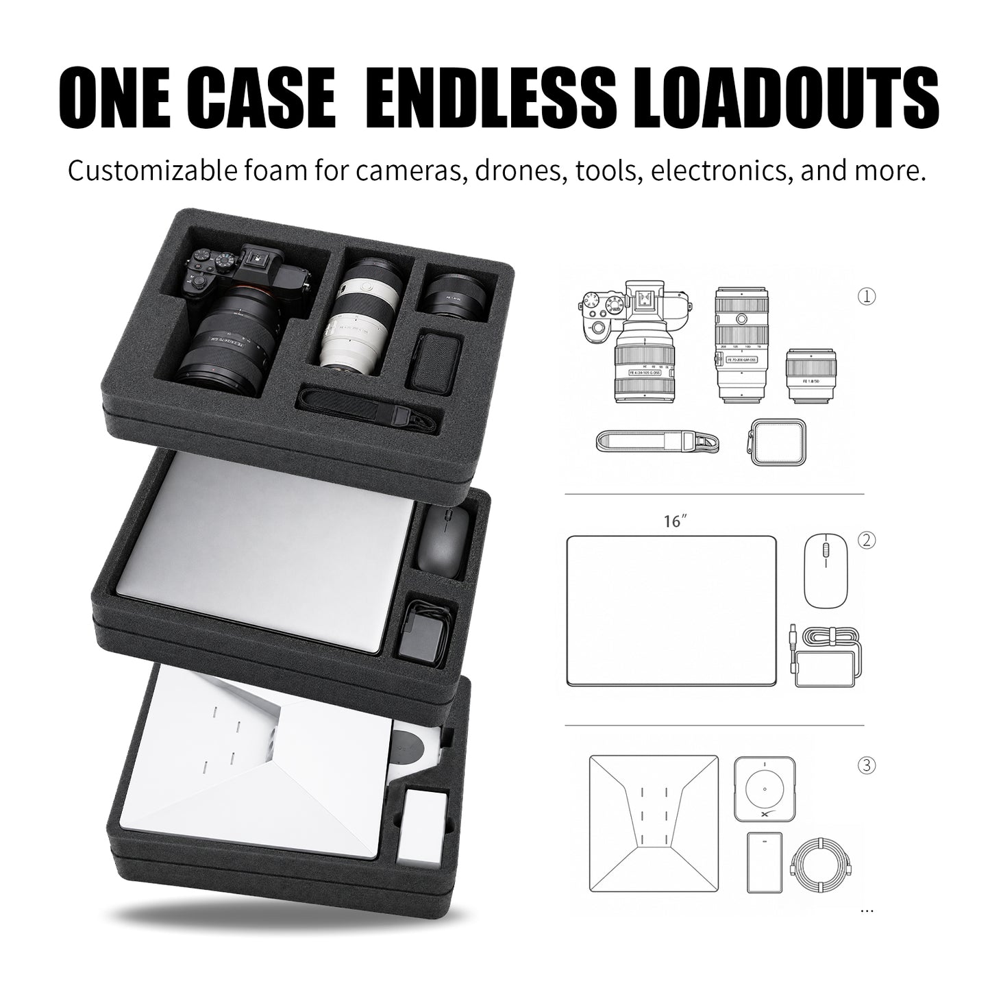 GORPANIX P2000 Hard Shell Ultra-Safe Protective Case