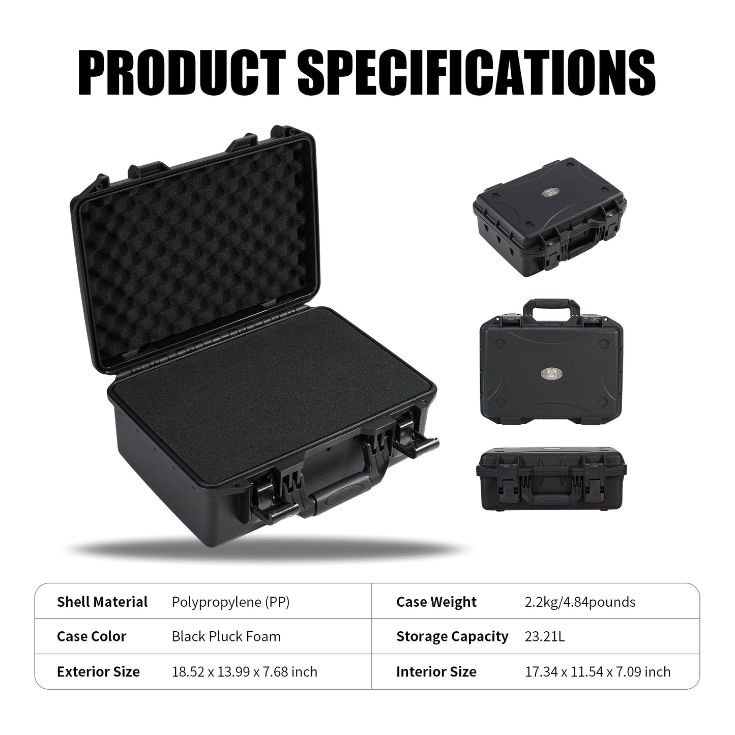 GORPANIX P2000 Hard Shell Ultra-Safe Protective Case