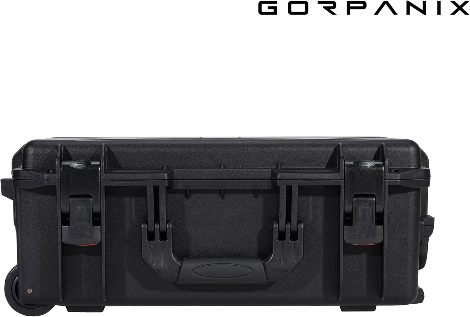 P3000 Hard Pistol Case – Fits 6 Pistols & 15 Mags | Waterproof, Crushproof, Lockable Gun Safe for Travel & Range | Adapts to TSA-Approved Locks