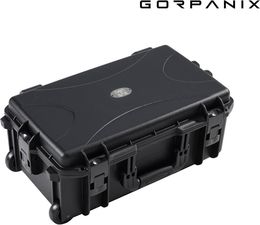 P3000 Hard Pistol Case – Fits 6 Pistols & 15 Mags | Waterproof, Crushproof, Lockable Gun Safe for Travel & Range | Adapts to TSA-Approved Locks