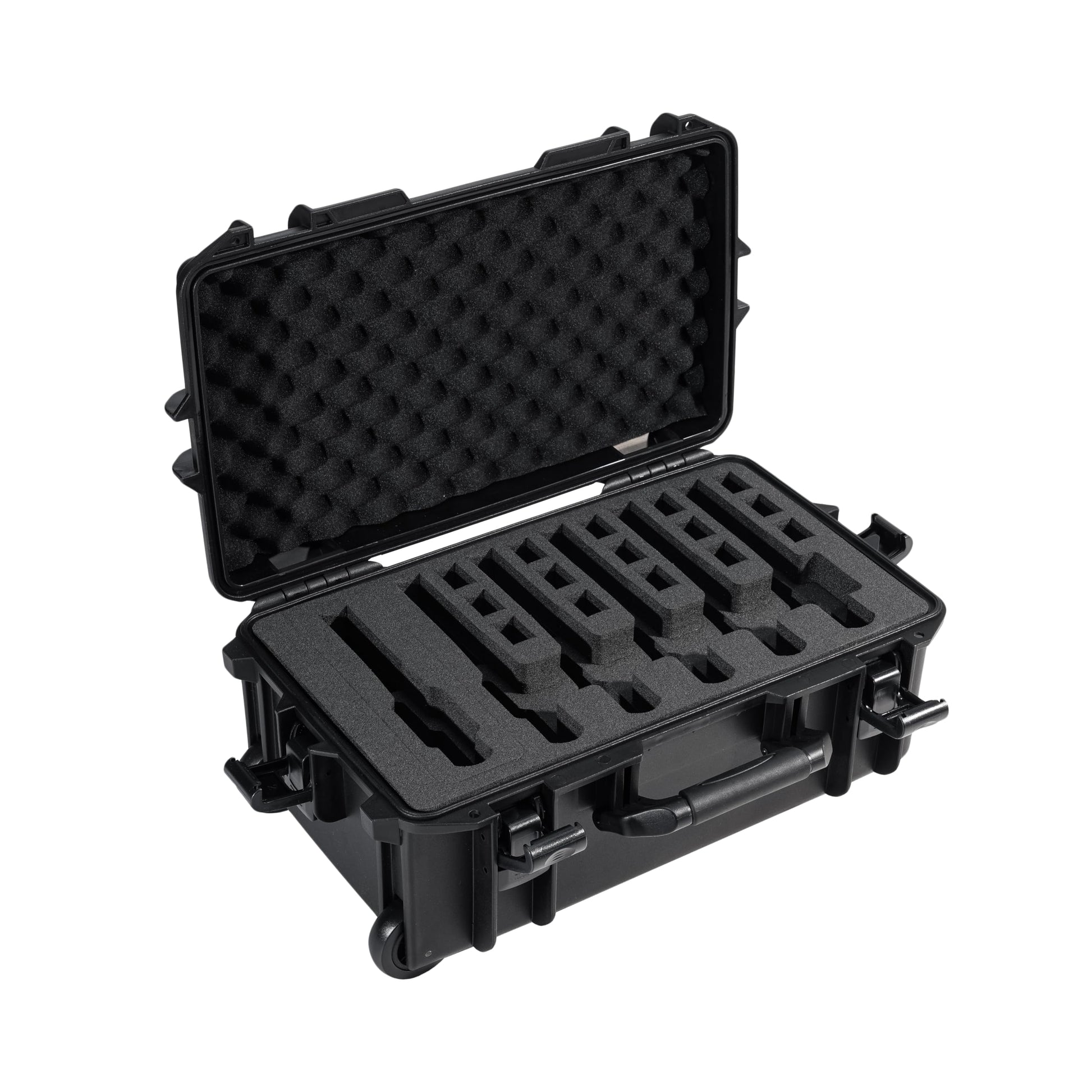 P3000 Hard Pistol Case – Fits 6 Pistols & 15 Mags | Waterproof, Crushproof, Lockable Gun Safe for Travel & Range | Adapts to TSA-Approved Locks
