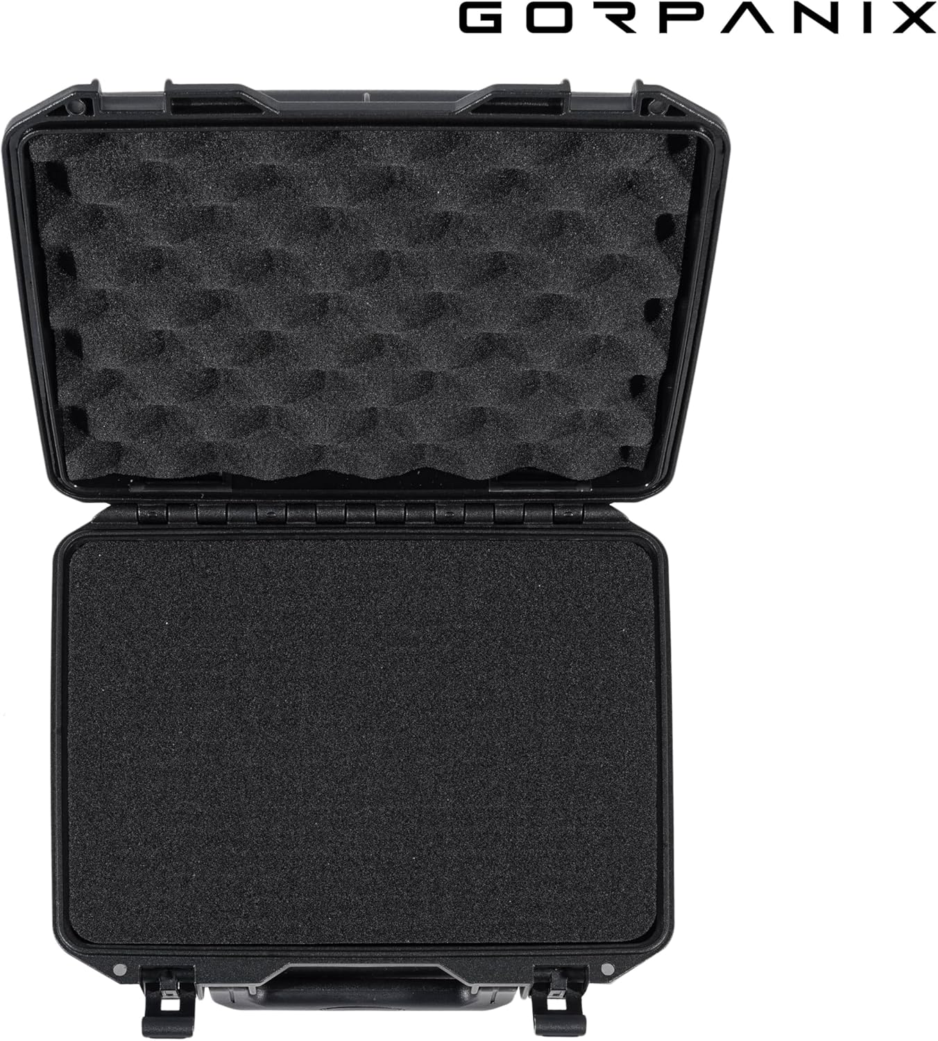 GORPANIX P1500 Polypropylene Hard Shell Ultra-Safe 16" Equipment Box with Customizable Cubed Foam For Road & Flight, Stackable, Crushproot, Waterproof Hard Case for Camera, Drone, Tools, Electronics