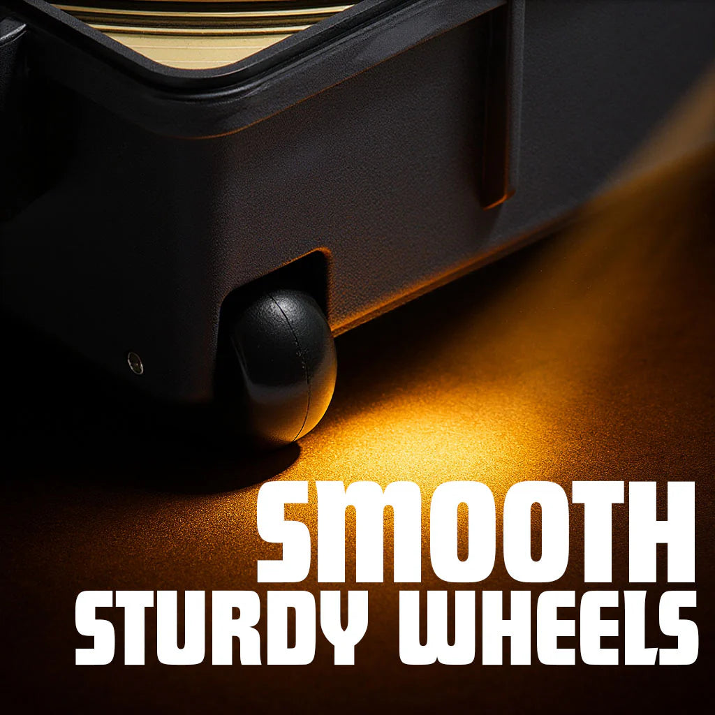 GORPANIX 22" Rolling Cymbal Hard Case-Elite Midnight Black