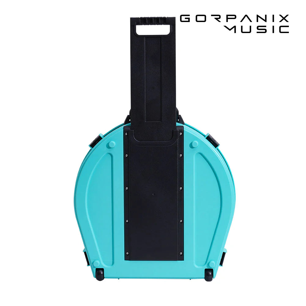 GORPANIX 22" Rolling Cymbal Hard Case-Arctic Mint